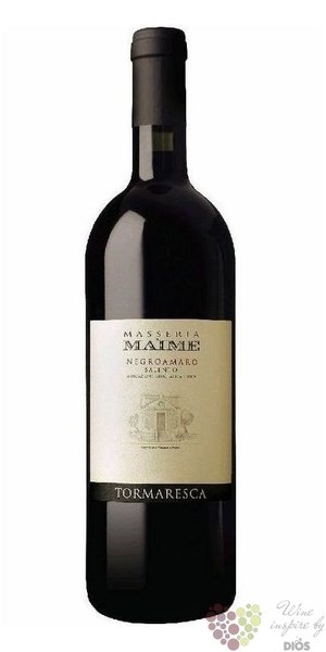 Negroamaro del Salento  Masseria Maime  Igt 2017 cantina Tormaresca by Antinori  0.75 l