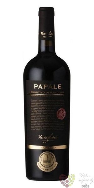 Primitivo di Manduria „ Papale Oro ” Dop 2019 Varvaglione vigne e vini  0.75 l