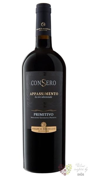 Primitivo di Puglia Apassimento  ConSero  2017 Igp Franco Rizello Vigne di Sammarco  0.75 l