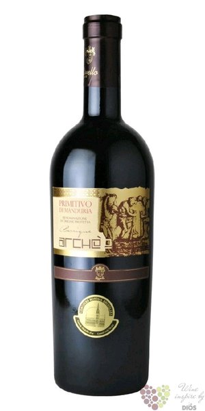 Primitivo di Manduria barrique  Arche  Dop 2016 le Vigne di Sammarco  0.75 l