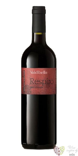 Sicilia Nero dAvola ICEA  Respiro  Doc 2021 cantina Valdibella  0.75 l