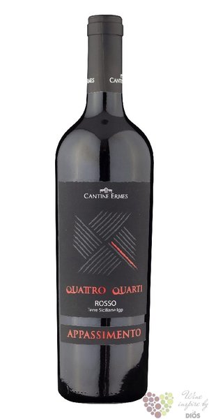 Sicilia Nero dAvola  Quattro Quarti  Doc 2021 cantine Ermes  0.75 l