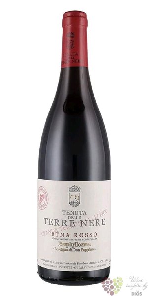 Etna rosso cru  la vigna Prephylloxera di Don Peppino  Doc 2019 tenuta delle Terre Nere   0.75 l