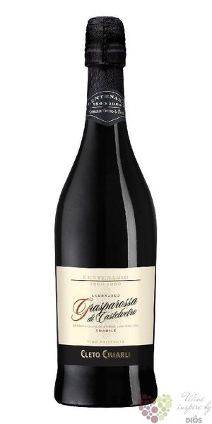 Lambrusco di Grasparossa di Castelvetro  Centenario  Doc amabile Cleto Chiarli  0.75 l