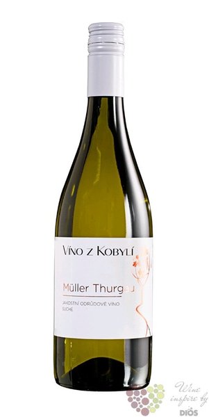 Muller Thurgau jakostní odrůdové víno Patria Kobylí  0.75 l