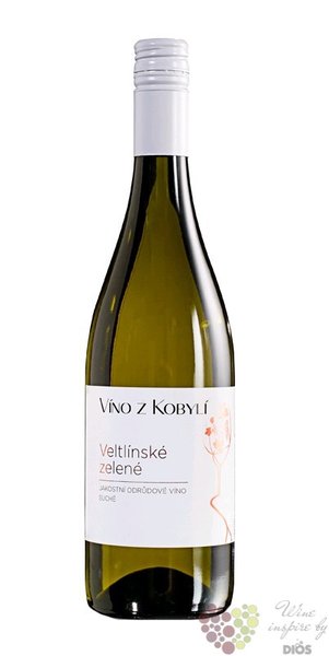 Veltlínské zelené jakostní odrůdové víno Patria Kobylí  0.75 l