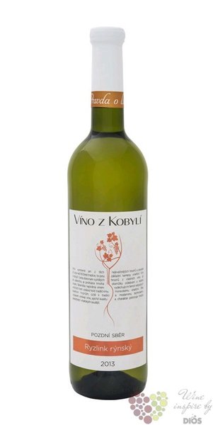 Ryzlink rnsk 2015 pozdn sbr Patria Kobyl  0.75 l