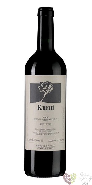 Marche rosso  Kurni  Igt 2021 cantine Oasi degli Angeli  0.75 l