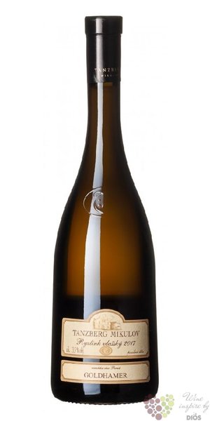 Ryzlink vlašský „ Goldhamer ” 2018 pozdní sběr Tanzberg Bavory  0.75 l