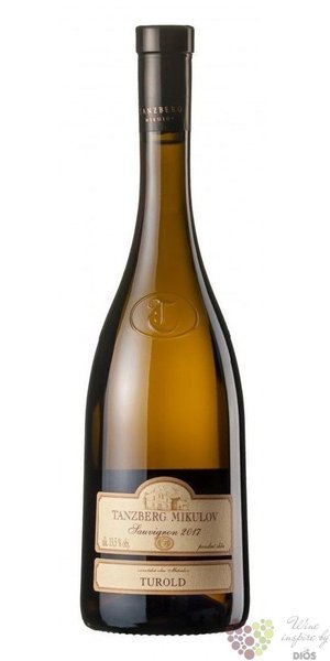 Sauvignon blanc „ Turold ” 2015 pozdní sběr z vinařství Tanzberg Bavory    0.75l