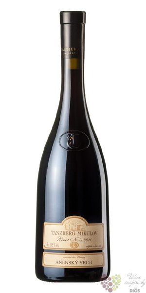 Pinot noir „ Anenský vrch ” 2010 pozdní sběr Tanzberg Bavory  0.75 l