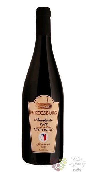 Frankovka  Vstosko  2018 vbr z hrozn Nikolsburg Tanzberg  0.75 l