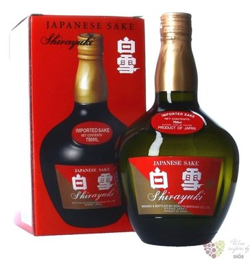 Shirayuki Japanese saké Konishi Brewing 14.5% vol.  0.72 l