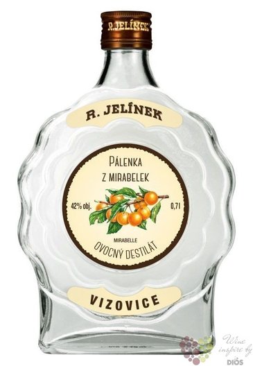 Mirabelkovice  Mirabelle  moravian fruits brandy Rudolf Jelnek 42% vol.  0.70 l