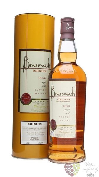 Benromach  Origins Golden Promise Barley batch 5  single malt Speyside whisky50% vol.  0.70 l