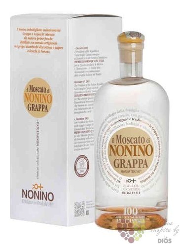 Grappa di Moscato „ I vigneti monovitigno ” Friuli distilleria Nonino 41% vol.0.70 l