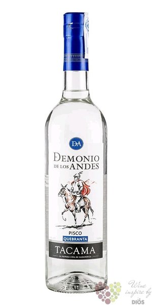 Demonio de los Andes  Quebranta  Peruan Pisco 40% vol.  0.70 l