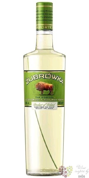 Zubrowka „ Bison grass Original ” premium Polish vodka by Polmos 40% vol.  0.70 l