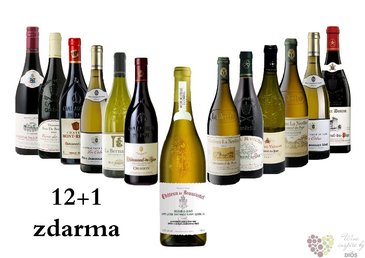 Chateauneuf du Pape 12+1 lahev za jedinou korunu