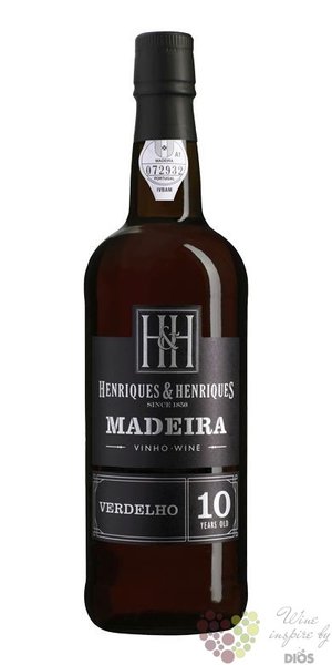 Henriques &amp; Henriques „ Verdelho ” aged 10 years medium dry Madeira Do 19% vol.0.75 l