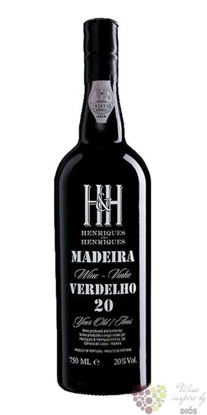 Henriques &amp; Henriques „ Verdelho ” aged 20 years Madeira Do 19% vol. 0.75 l