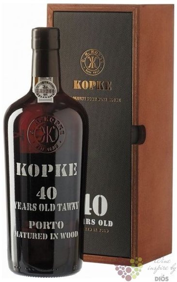 Kopke 40 years old wood aged Tawny Porto Doc 20% vol.  0.75 l