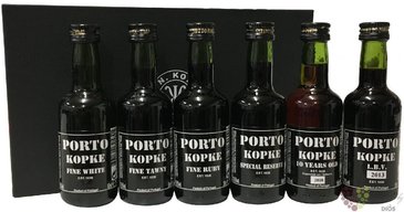 Kopke collection luxury set of mini Porto Doc  6x0.05 l