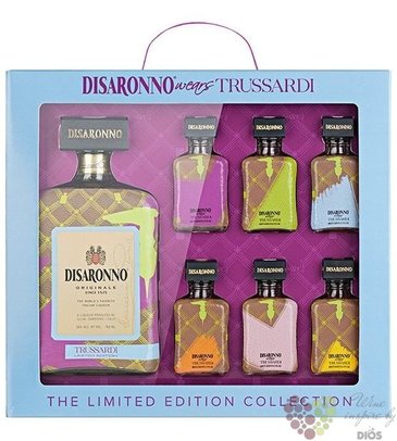 diSaronno  Trussardi   ltd. edition gift set Italian amaretto by Illva Saronno 28% vol. 1.00l