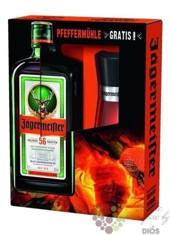 Jagermeister  Original Barbecue set II.  original German herbal liqueur 35% vol.  0.70l