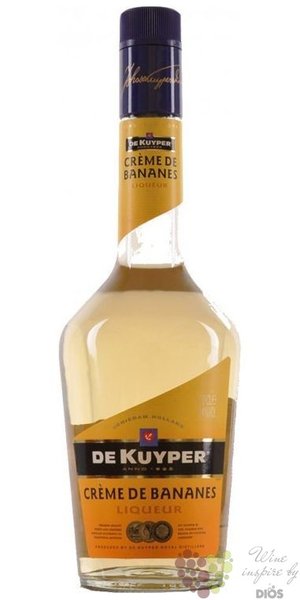 de Kuyper  Creme de Bananes  premium Dutch fruits liqueur 24% vol.  0.70 l