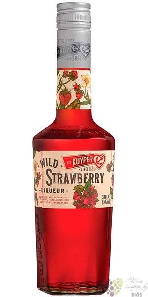 de Kuyper  Wild strawberry  premium Dutch fruits liqueur 15% vol.   0.70 l