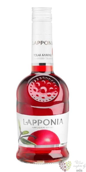 Lapponia „ Polar Karpolo ” original Polar Cranberry liqueur of Finland 21% vol.0.50 l