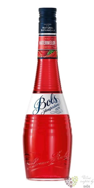Bols „ Watermelon ” premium Dutch liqueur 17% vol.  0.70 l