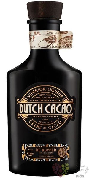 de Kuyper  Dutch Cacao by Joerg Meyer  premium Dutch fruits liqueur 24% vol.  0.70 l