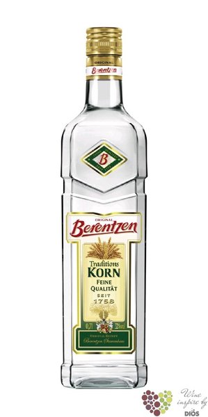 Berentzen Original „ Traditional Korn schnaps ” Germany rye brandy 32% vol.    0.70 l