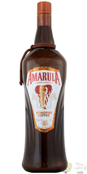 Amarula „ Etiopian Coffee ” South African cream liqueur 15,5% vol.  1.00 l