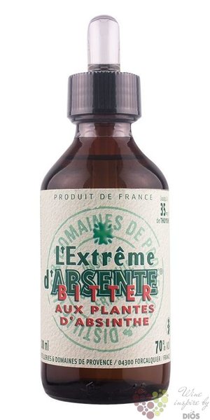 Absente  Extreme bitter  Aux Plantes dAbsinthe 70% vol.  0.10 l