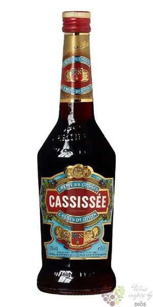 Creme de cassis de Dijon „ Cassissee ” French liqueur by l´Heretier Guyot 16% vol.    0.70 l