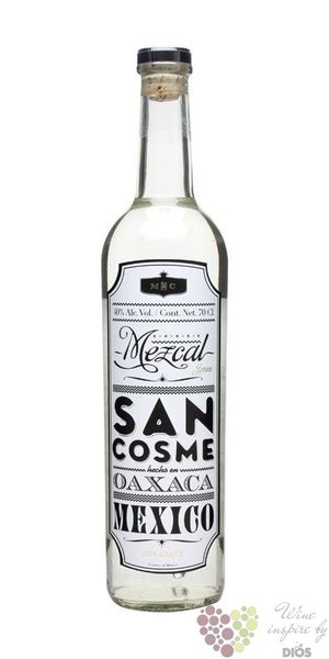 San Cosme Oxaca  Joven  100% of agave Mexican mezcal 40% vol.     0.70 l