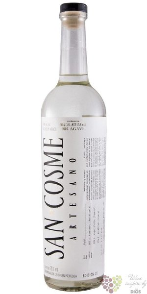 San Cosme Artesano „ Edicion 01 ” 100% of agave Mexican mezcal  45% vol.  0.70 l