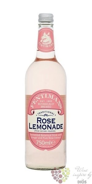 Fentimans „ Rose lemonade ” English botanically brewed beverages   750ml