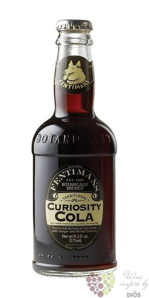 Fentimans  Curiosity cola  English botanically brewed beverages   275ml