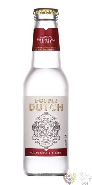 Double Dutch „ Pomegranate &amp; Basil ” flavored English tonic water  0.20 l