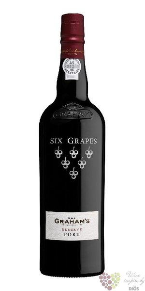 W&amp;J Grahams  Six grapes  reserve ruby Porto Doc by Symington 20% vol.  0.75 l