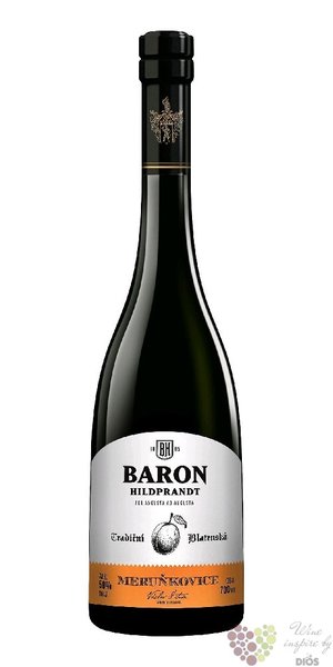 Baron Hildprandt „ Meruňkovice ” Apricot brandy 50% vol.  0.70 l