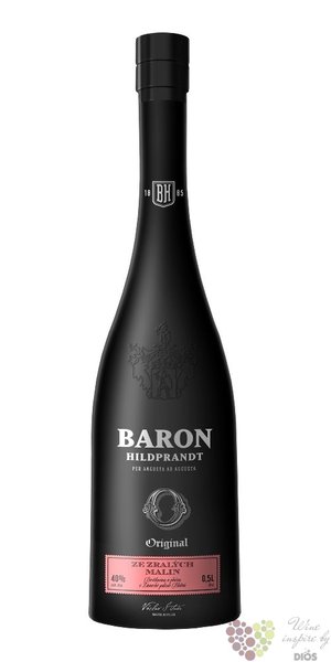 Baron Hildprandt „ ze zralých malin ” Raspberry brandy 40% vol.  0.70 l