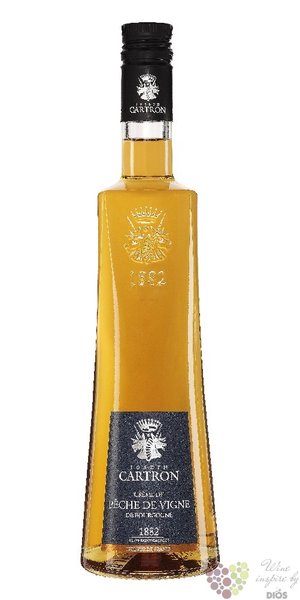 Joseph Cartron  Creme de Peche  French fruits liqueur 18% vol. 0.70 l