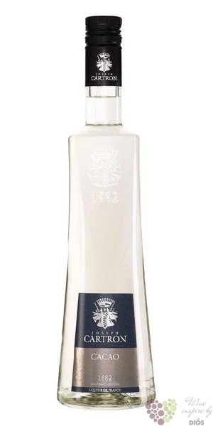 Joseph Cartron  Cacao white  French liqueur 24% vol.  0.70 l