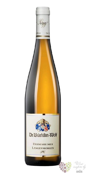 Riesling GC  Deidesheimer Langenmorgen  2018 Pfalz VdP Grosse lage Dr.Brklin Wolf  0.75 l