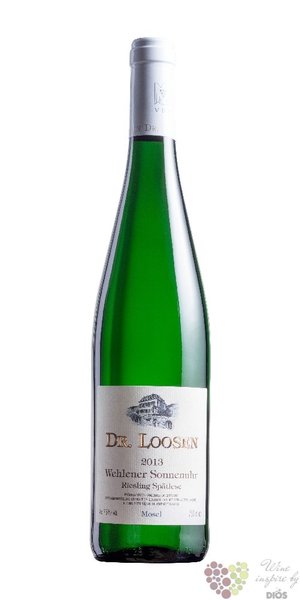 Riesling Alte reben  Wehlener Sonnenuhr  2015 Mosel VdP Grosse lage Dr.Loosen  0.75 l